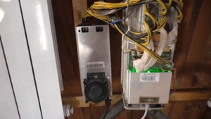 отчёт о самоделке. асик s9 + радиатор (батарея)