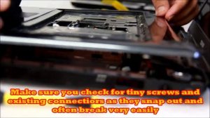 How to clean a Toshiba A300 Laptop Fan