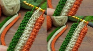 Гусеничка крючком?