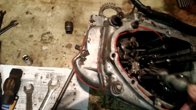 Разборка двигателя иж планета 5 смотреть онлайн