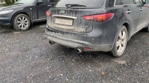 Infiniti FX37 VQ37VHR popnbangs 3 попкорн прострелы