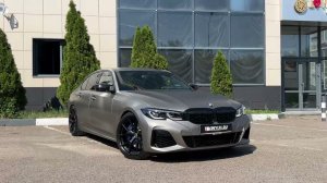 Оклейка кузова автомобиля BMW 340 виниловой пленкой