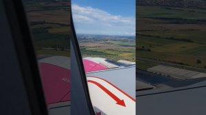Wizz Air Airbus A321neo landing at Budapest Airport (BUD), 23.08.2020