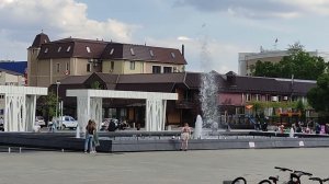 Прогулка по городу. Пенза, улица Московская. улица Московская. Penza, Moscow street. Fountain