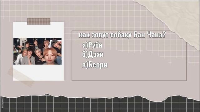 Тест на знание STRAY KIDS! смотреть онлайн