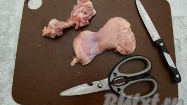 Отбивные из куриных бёдер в кляре
