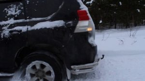 Toyota Land Cruiser Prado 150 по снегу