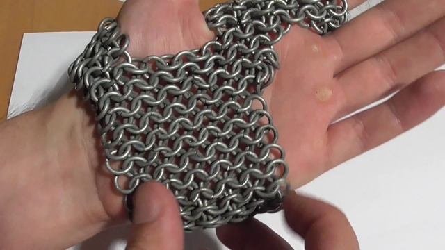 Кольчуга. Как сделать кольчугу? Кольчужная перчатка.