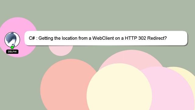C# : Getting the location from a WebClient on a HTTP 302 Redirect? смотреть онлайн