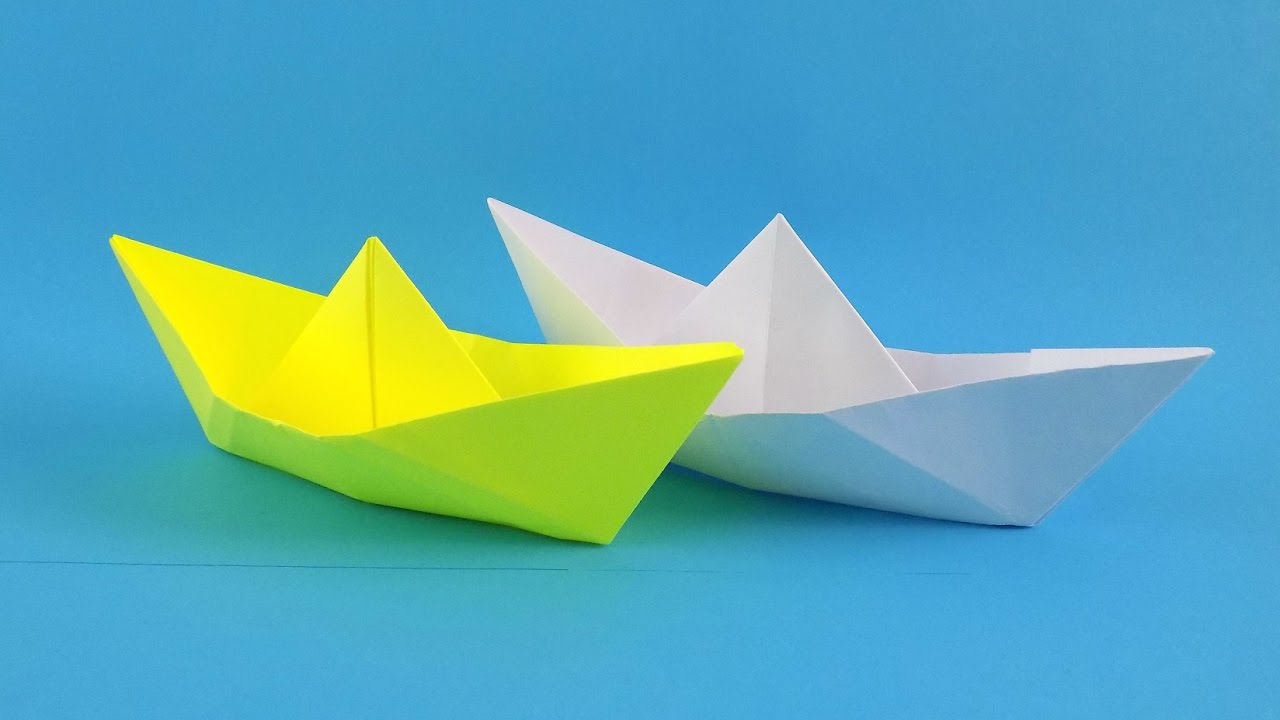 Как сделать кораблик оригами из бумаги для начинающих, origami boat