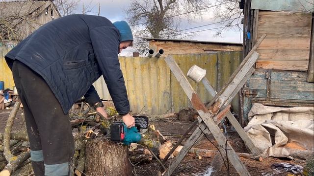 ПИЛА АККУМУЛЯТОРНАЯ ЦЕПНАЯ CCS03 Krotof. ТЕСТ-ПРОВЕРКА смотреть онлайн