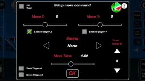 как сделать перенос игрока в Geometry Dash