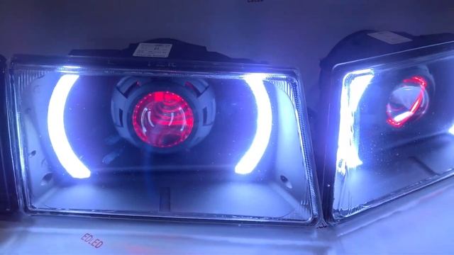 Установка линз Ваз 2109 Ангельские глазки в стиле Camaro и динамические повороты в штатные корпуса