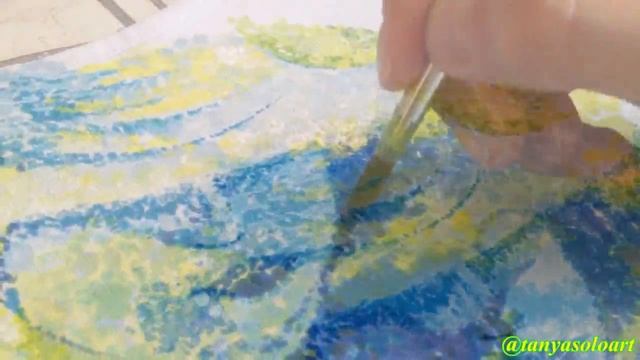 Мастер-класс по росписи/ Роспись футболки по готовой иллюстрации/t-short смотреть онлайн