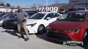 Alderman's Toyota Corolla Row is back!