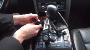 Как снять кнопку Start Engine | Замена подсветки номера Audi A6 C6