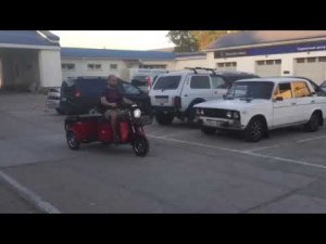 Электротрицикл Rutrike Экипаж Люкс пассажирский трехместный.