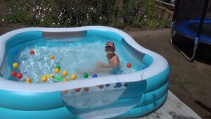 Бассейн детский INTEX (надувной). Baby pool (inflatable) Intex Vlog.