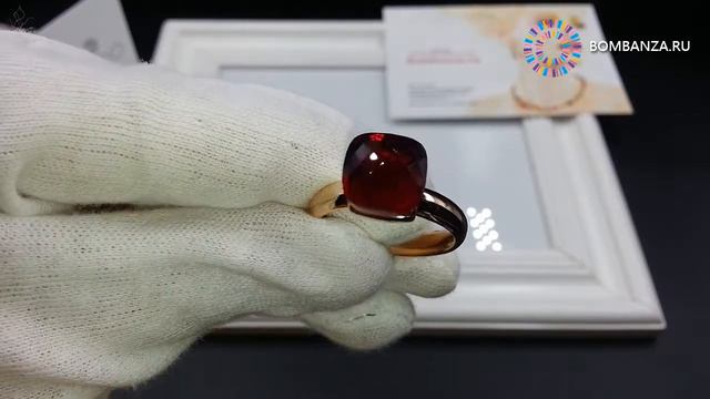 👍 👉 Кольцо Qudo, Firenze, розовое, V/RG. Элитная бижутерия из Германии