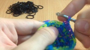 Корзинка из резинок лумигуруми в две резинки