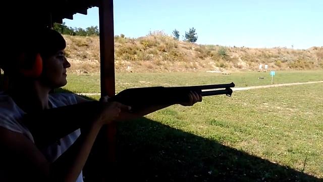 Shooting Gun Range Kyiv Ukraine Hatsan pump shotgun Turkey смотреть онлайн
