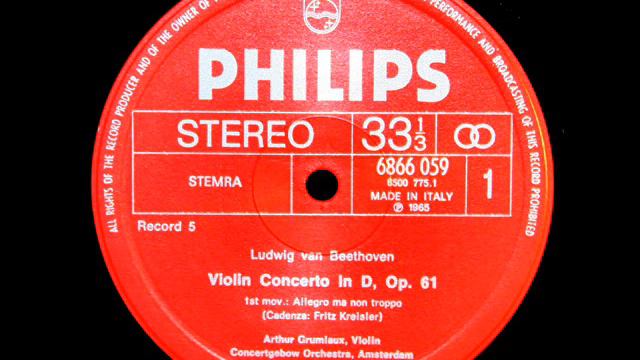 Beethoven  Arthur Grumiaux 1964: Violin Concerto Op. 61 - Colin Davis Concertgebouw - Complete