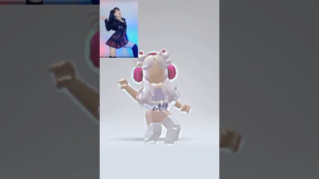 Twice feels roblox and real #roblox #dance #twice