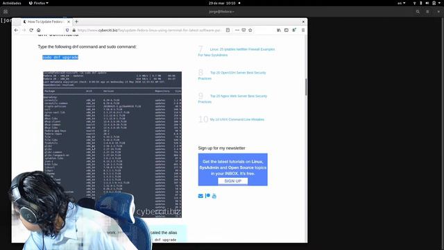 Installing Fedora 33. смотреть онлайн