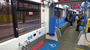 Обзор модернизированного трамвая 71-931М "Витязь-Москва-2" / первый день пассажирской эксплуатации