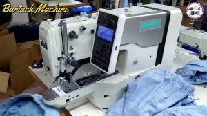 ZOJE Sewing Machine| ZOJE  Bar-tacking and Button Sewing Machine| Machine Model: ZJ1900DSS-3-04-V4