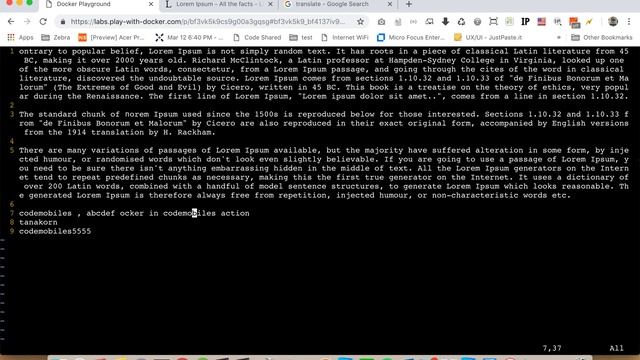 Docker + Vim : Replace, Undo, Redo смотреть онлайн