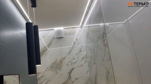 Туалет - крутое освещение и стильный дизайн