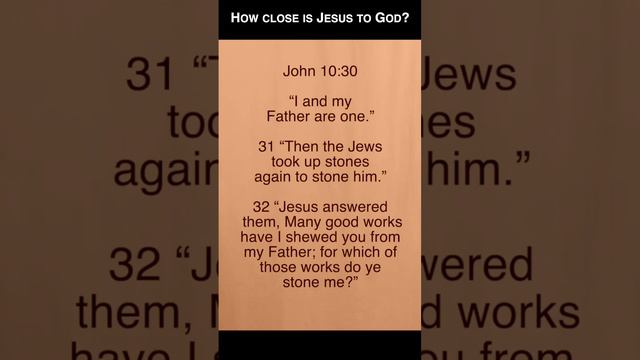 How close is Jesus to God? 💪✝️🙏🤯 #Jesus #God #HolySpirit #Bible #supernatural #heaven #prayer ￼