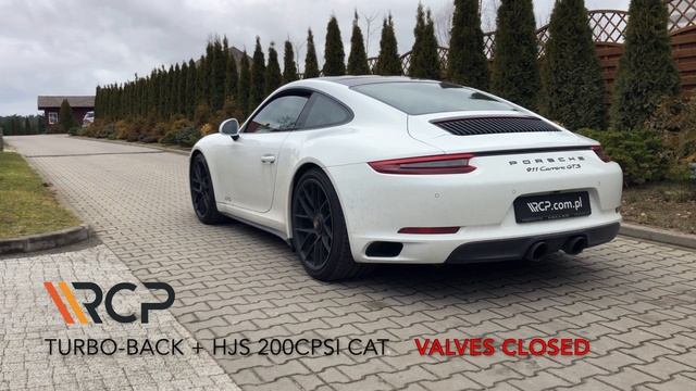 Porsche 911 991.2 Carrera GTS | RCP Exhausts | Turbo-Back Exhaust смотреть онлайн