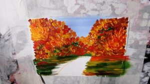 Мастер-класс по рисованию "Яркая, золотая осень"
