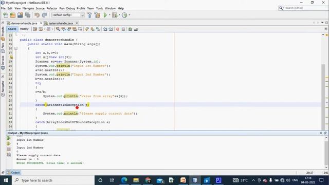 Error Handling in Java (Lecture 22)