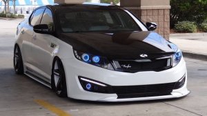 Modified bagged Optima K5 2013 on Oxigin concave 19" rims.