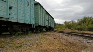 ТЭМ2-5315 ОСАЖИВАЕТ ВАГОНЫ ст.Кемерово-сортировочная.Парк Заискитимский
