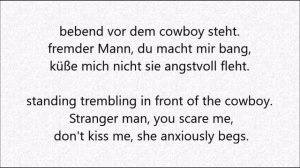 Richard Tauber ~ Röse der Prärie. (Lyrics and translation)