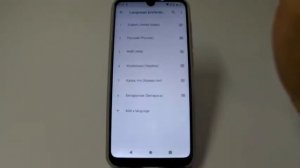 Изменение языка системы в смартфоне ZTE