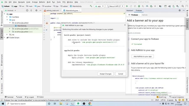 How to Implement Admob Ads in Android Studio | Admob Ads | For 2020 смотреть онлайн