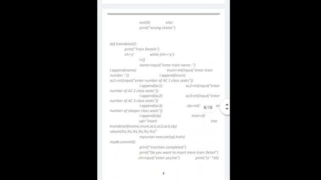 Class 12 Python project| python project on railway reservation | cbse python projects | Class 12 ip