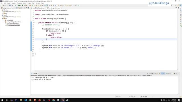 Java 8 - Tutorial - 17. Predicate with Array. |#cloudraga #Java8_by_CloudRaga смотреть онлайн