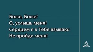 №180 Не пройди меня, Спаситель! | Караоке с голосом | Гимны надежды