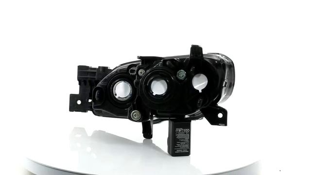 DNA Motoring 04-09 Mazda 3 Sedan Smoked Housing  Amber Corner Headlights