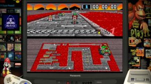 Super Mario Kart 1992 SNES Star cup race.