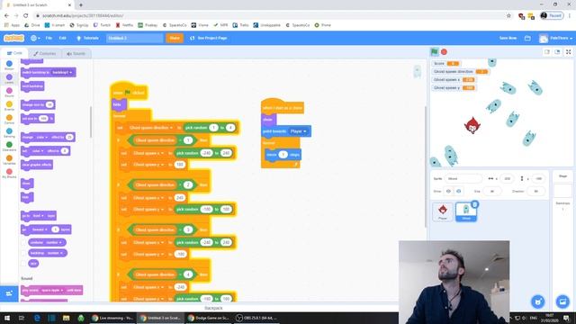 Making a Dodge Game in Scratch (CoderDojo Livestream)