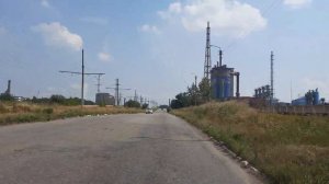 Горловский завод "Стирол"! По дороге в калиновку!