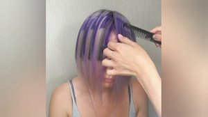 Пиксельное окрашивание волос.