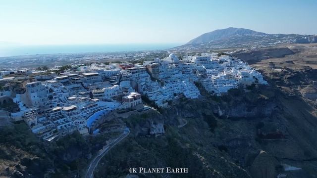 Santorini 4K - Scenic Relaxation Film With Epic Cinematic Music - 4K Video UHD | 4K Planet Earth
